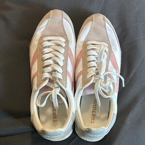 Tretorn Sneakers with Pink and Cream Details